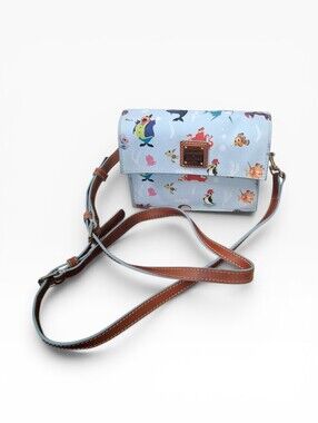 Disney Parks Dooney & Bourke Out to Sea Crossbody Bag Purse - Blue